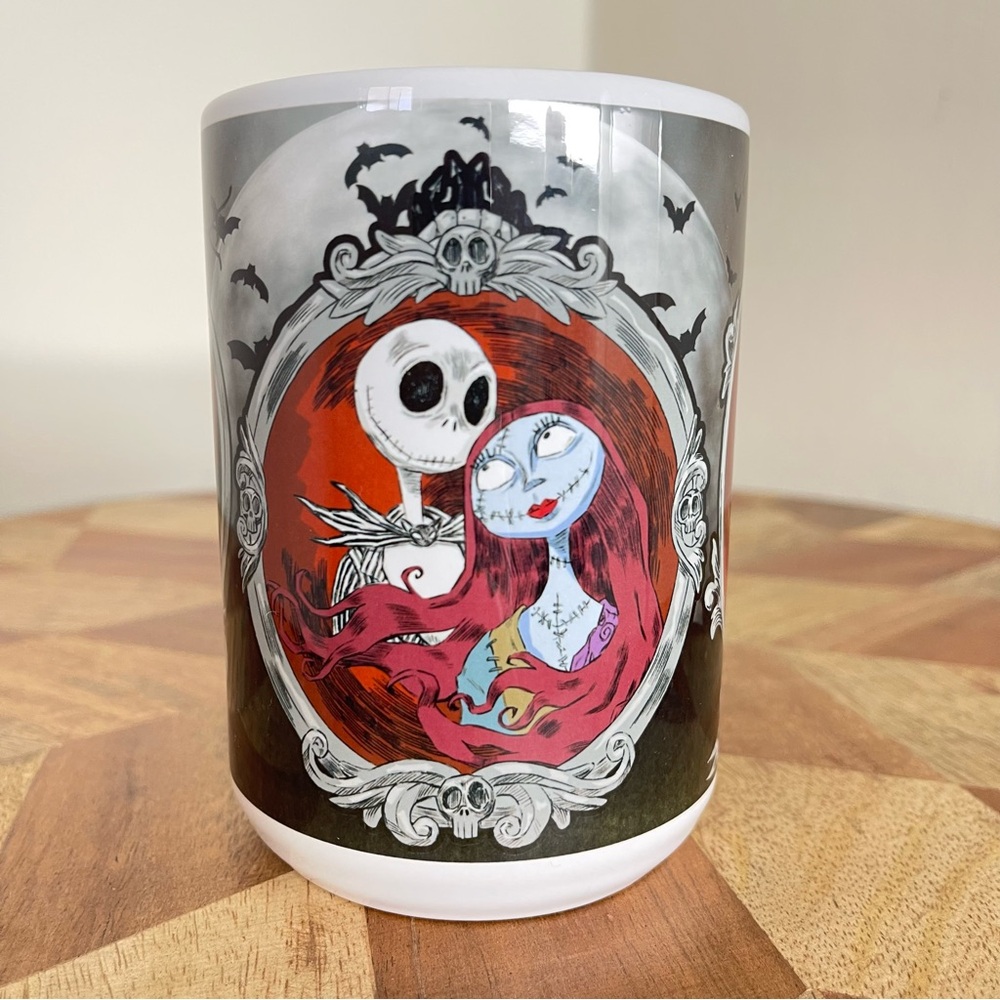 NEW Disney The Nightmare Before Christmas Jack and Sally Halloween Mug - Picture 1 of 3